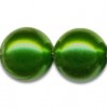 Margele tip perle, D=4mm, 100buc/pachet, verde inchis - Meyco 104-11