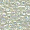 Mini-Margele tubulare sticla, D2mm, 20g/pac, cristal iris, Meyco 202-64