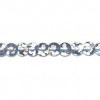 Banda paiete 3mm x 8m, argintiu, Meyco 207-50
