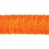 Sârmă pluşată Chenille - portocaliu, d8mm x 50 cm, 10 buc/set - Meyco 22011