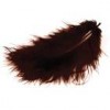 Pene Marabu, 12cm, 17buc/pac, maro, Meyco 24014
