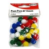 Pom-pom, 15mm, 40buc/punga - diverse culori - Meyco 28524