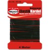 Snur elastic, 4m, negru, Meyco 937-44