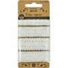 Dantela bumbac, 10mm, 20mm, 2x22mm / L=1m/banda (4m), Meyco 956-01